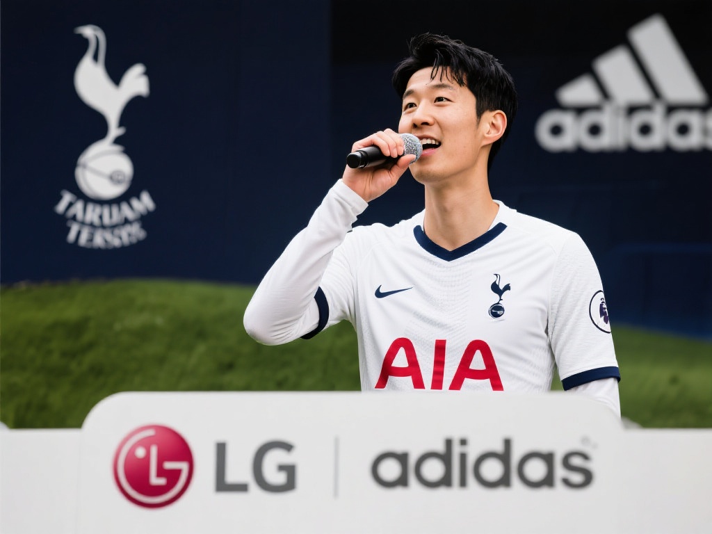 例如，孙兴慜效力热刺期间曾代言多个跨国品